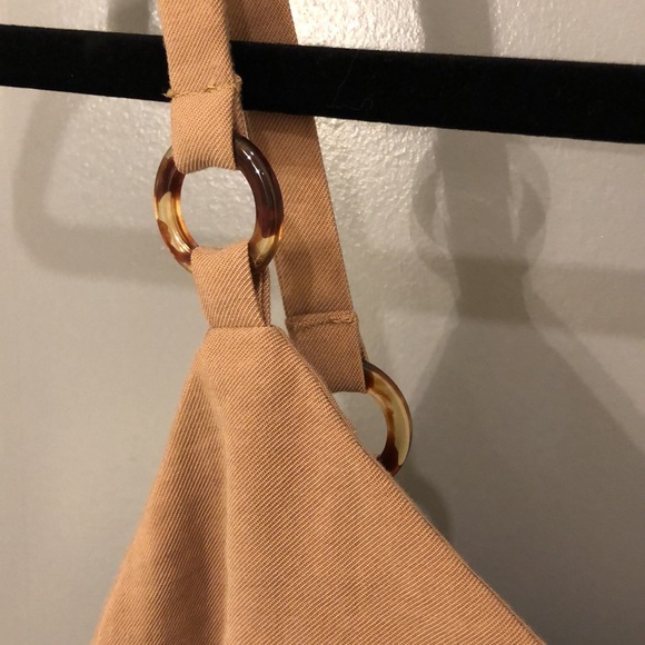 Topshop Beige Tank Top Size 4 - Picture 2 of 5